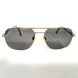 Vintage Luxottica Carlos Gold Aviator Sunglasses FRAMES ONLY